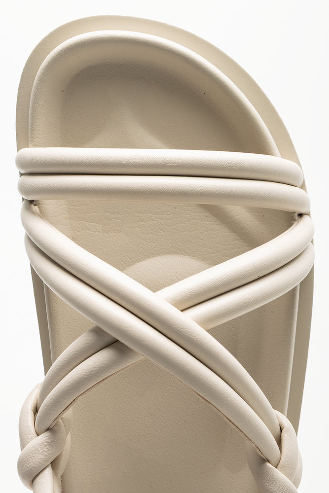 Padded Chunky Sandals White (4)