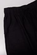 Linen Shorts Black (1)