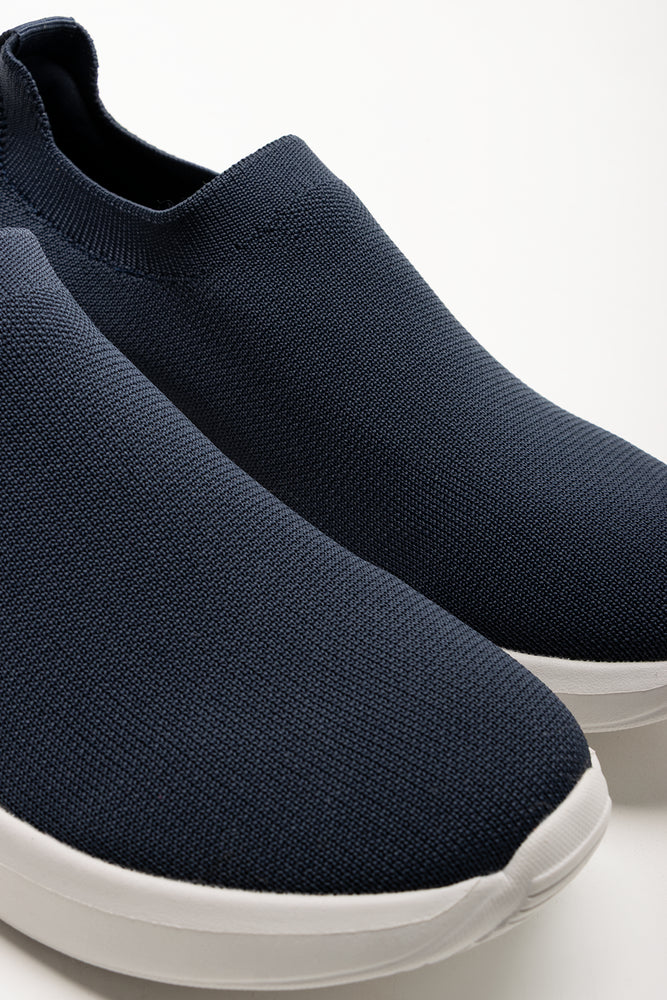 Knit Trainers Navy (2)