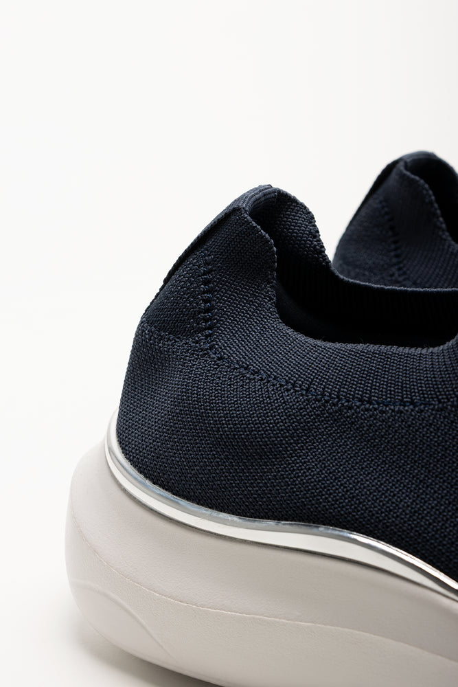 Knit Trainers Navy (3)