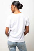 Floral Short Sleeve T-Shirt White (2)