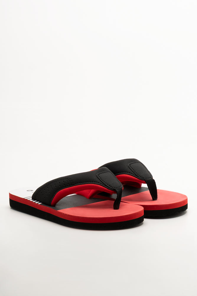 Padded Flip Flop Red
