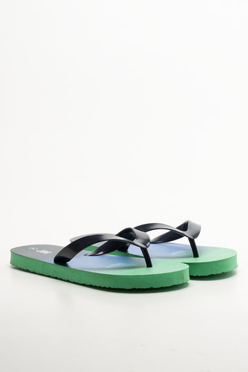 Ombre Flip Flop Blue And Green