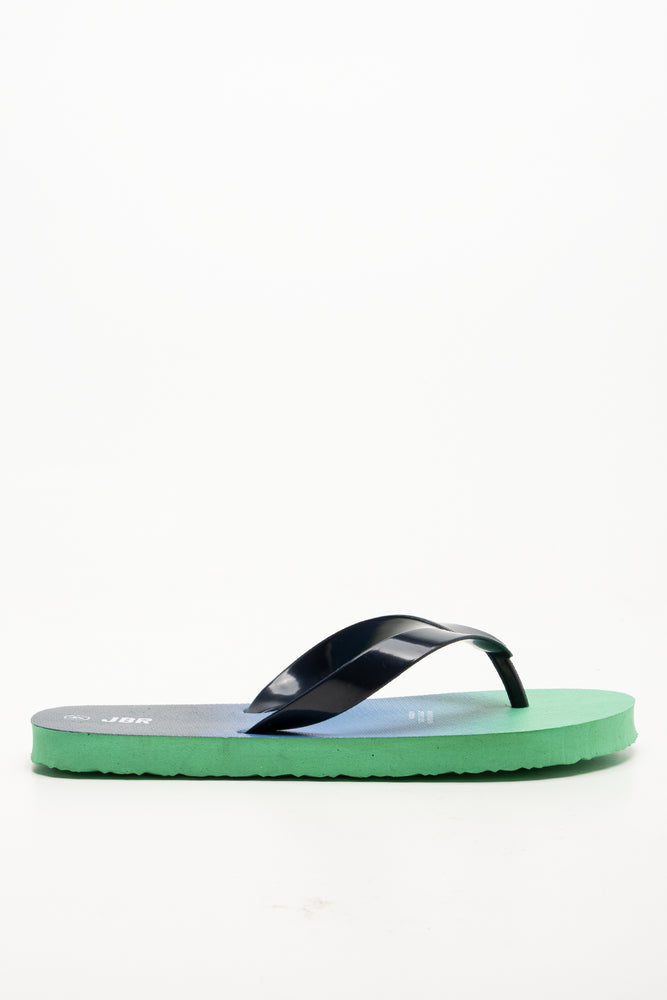 Ombre Flip Flop Blue And Green