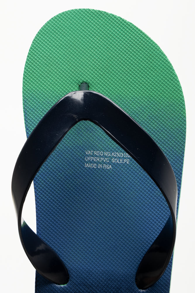 Ombre Flip Flop Blue And Green (4)