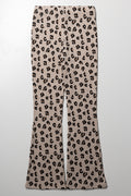 Leopard Flare Leggings Natural (2)