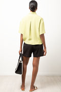 Linen Woven Shorts Black (2)