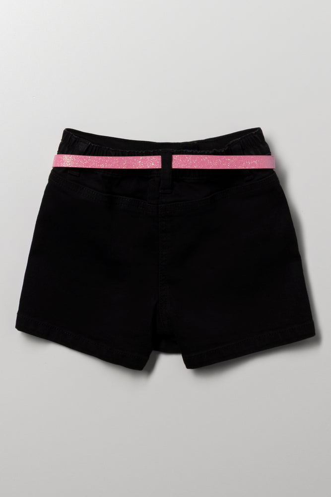 Barbie Denim Skorts Black (2)