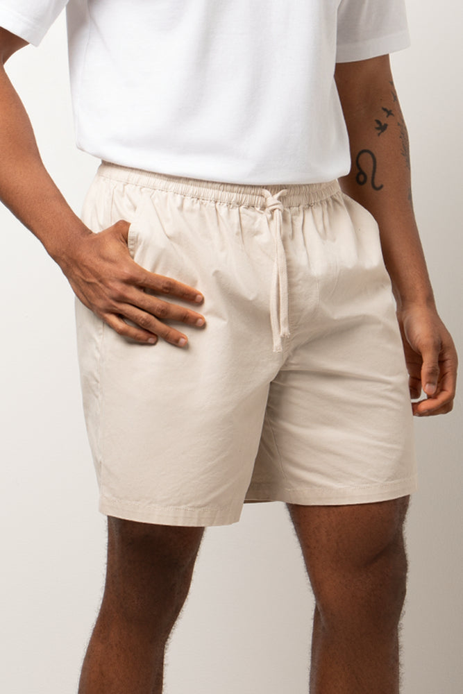 Woven Pull On Shorts Natural