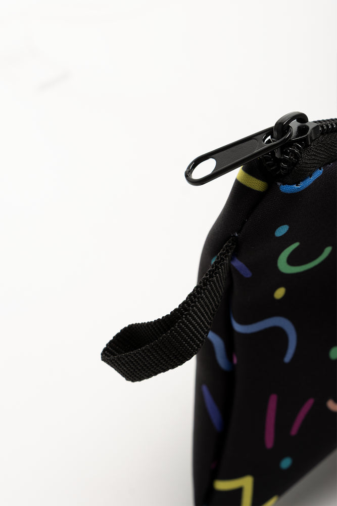 Squiggles Long Pencil Bag Black (2)