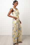 Sleeveless Frill Top Yellow (1)