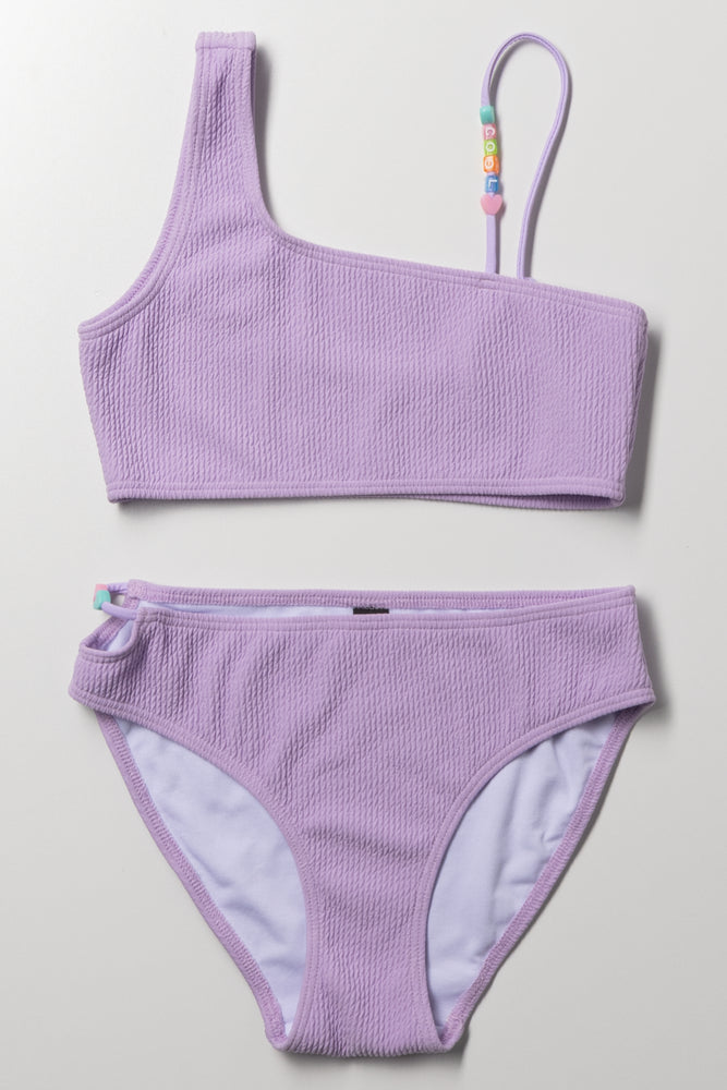 Two Piece Swimsuit Purple