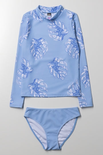 Two Piece Swimsuit Blue