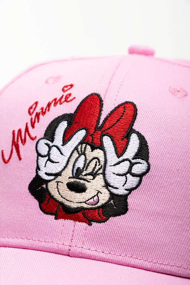 Minnie Mouse Cap And Sunglasses Set Pink (1)