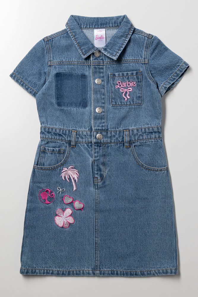 Barbie Utility Dress Blue