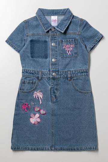 Barbie Utility Dress Blue