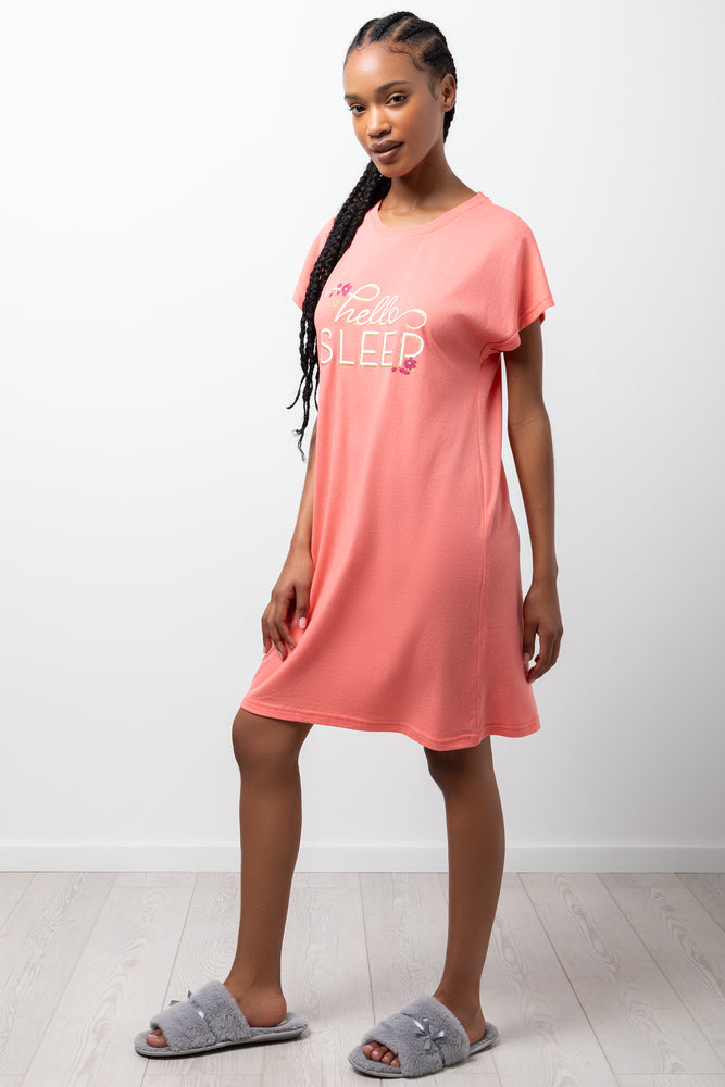 2 Pack Sleepshirts Natural And Peach (4)