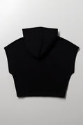 Smiley Sleeveless Tracktop Black (2)