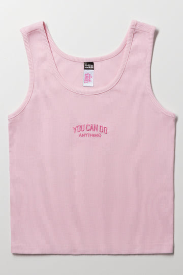 Rib Vest Pink