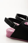 Minnie Mouse Slides Pink & Black (3)