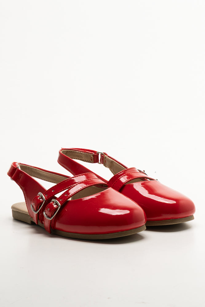 Sling Back Pumps Red