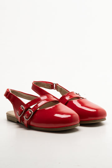 Sling Back Pumps Red