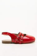 Sling Back Pumps Red (1)