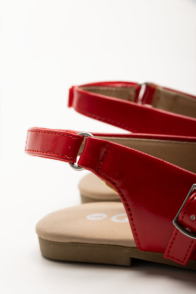 Sling Back Pumps Red (3)