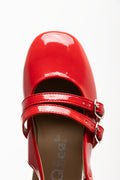 Sling Back Pumps Red (4)
