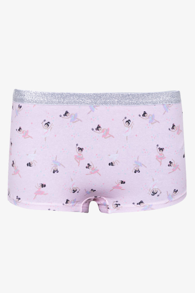 2 Pack Ballerina Boyleg Panties Pink (2)