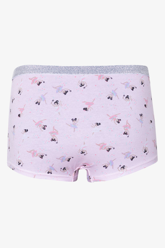 2 Pack Ballerina Boyleg Panties Pink (3)