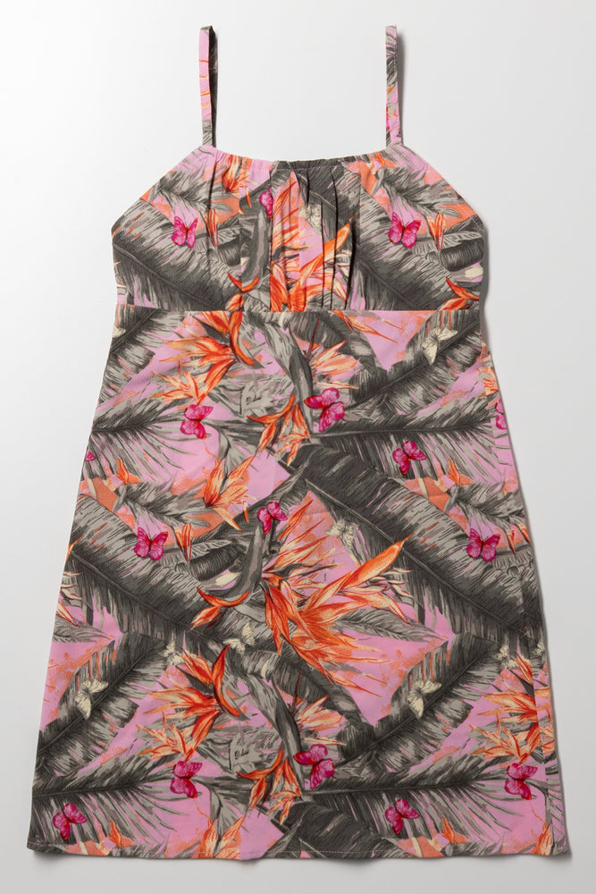 Strappy Dress Multicolour