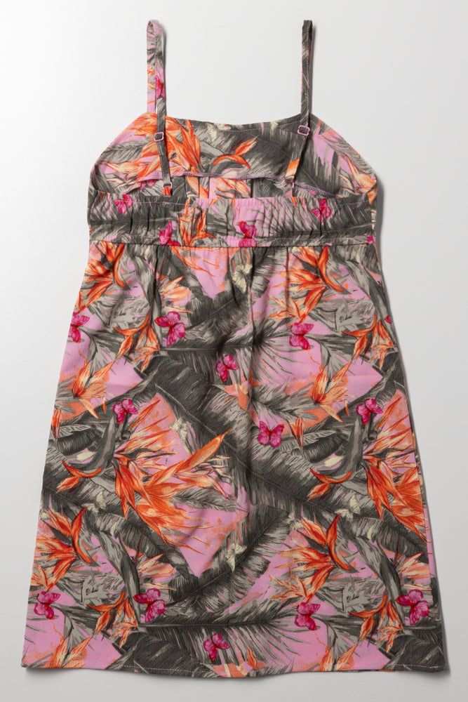 Strappy Dress Multicolour (2)