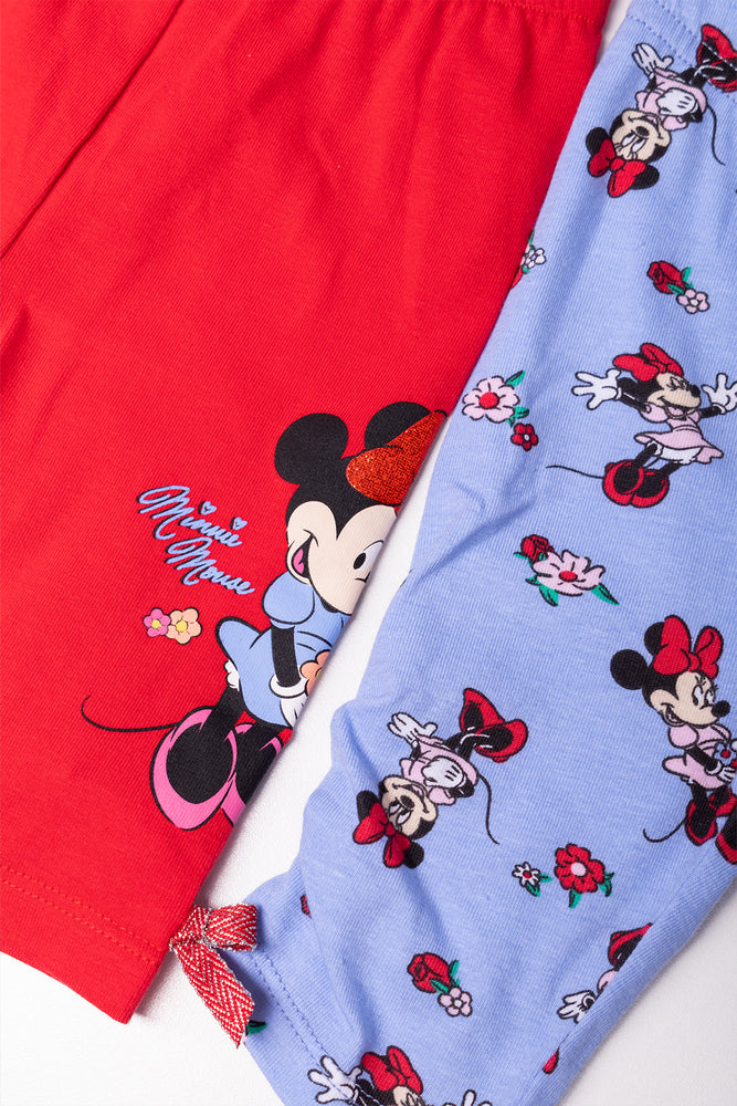 2 Pack Leggings Red And Blue