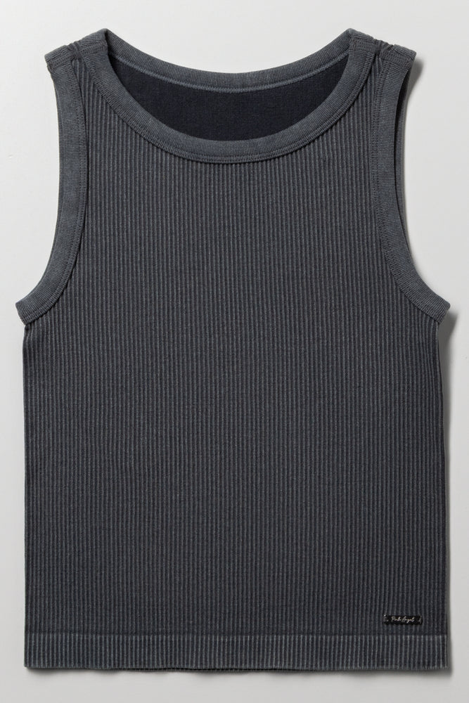Seamless Vest Dark Grey