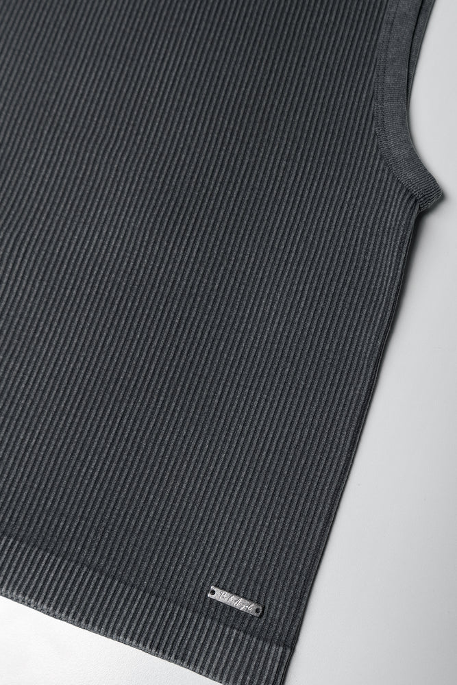 Seamless Vest Dark Grey (1)