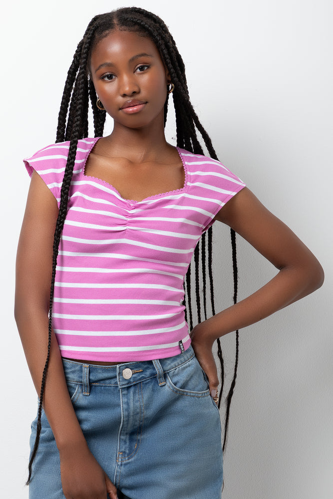 2 Pack T-Shirts White And Pink (1)