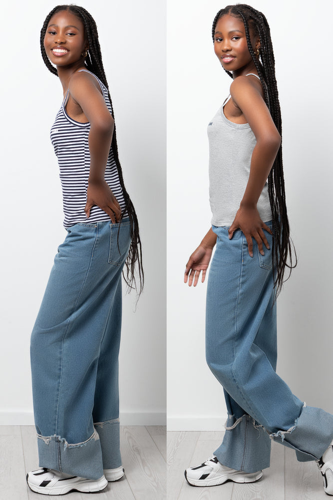 2 Pack Vests Grey, Navy And White