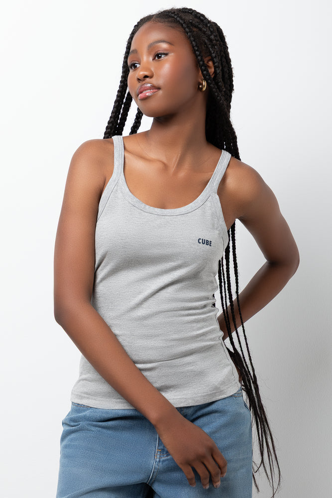 2 Pack Vests Grey, Navy And White