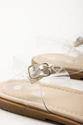 Sparkle Bow Sandals Natural (3)