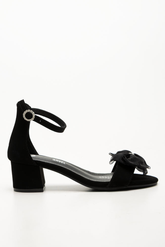 Block Heel Sandals Black