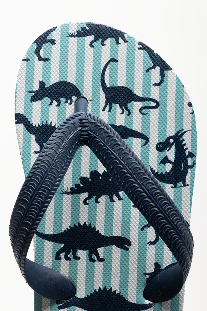 Dino Flip Flops Navy (4)