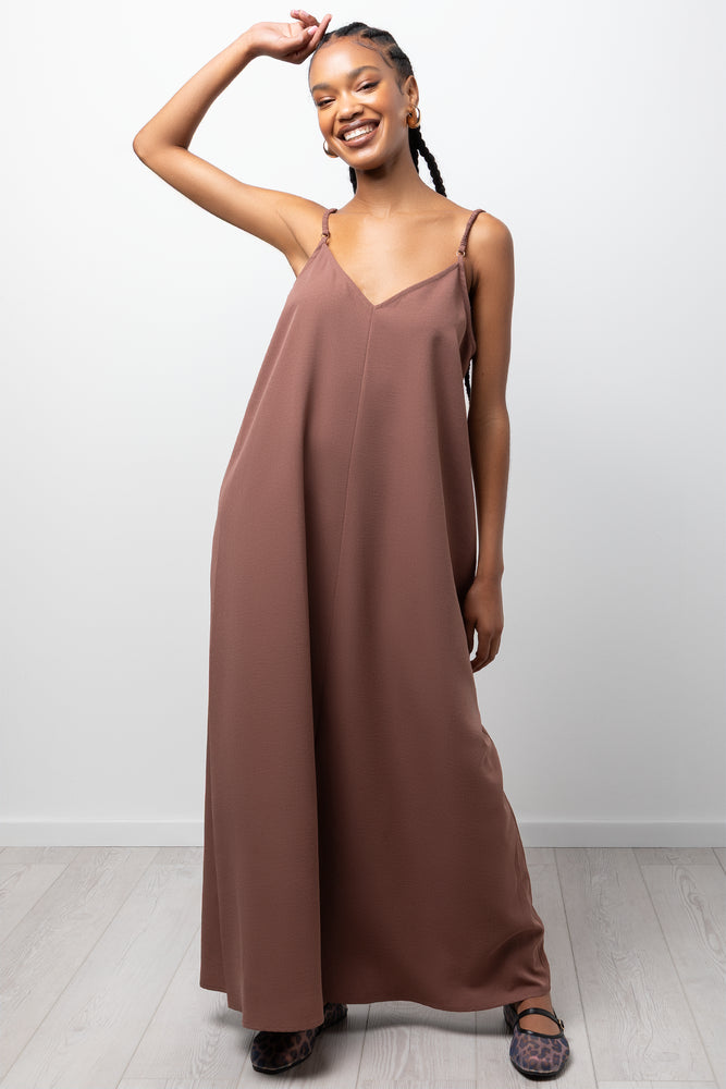 Maxi Dress Brown
