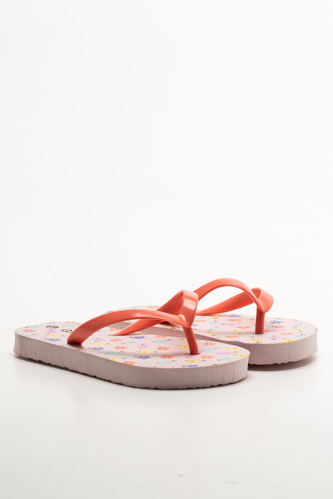 Flower Flip Flops Pink