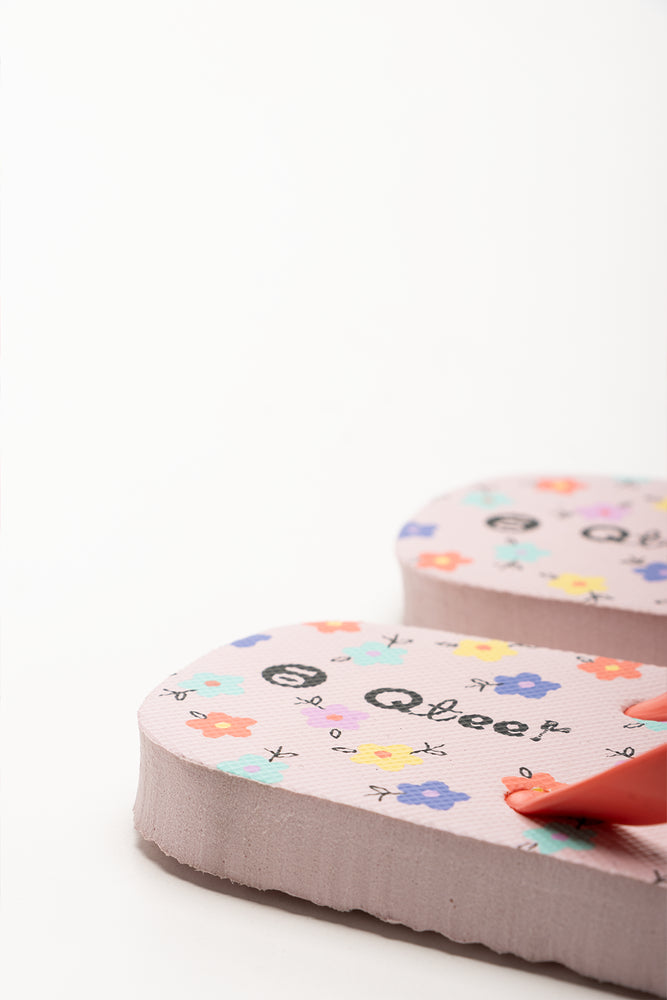 Flower Flip Flops Pink (3)