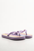 Stripe Flip Flops Lilac