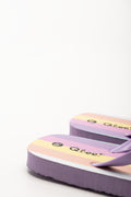 Stripe Flip Flops Lilac (3)