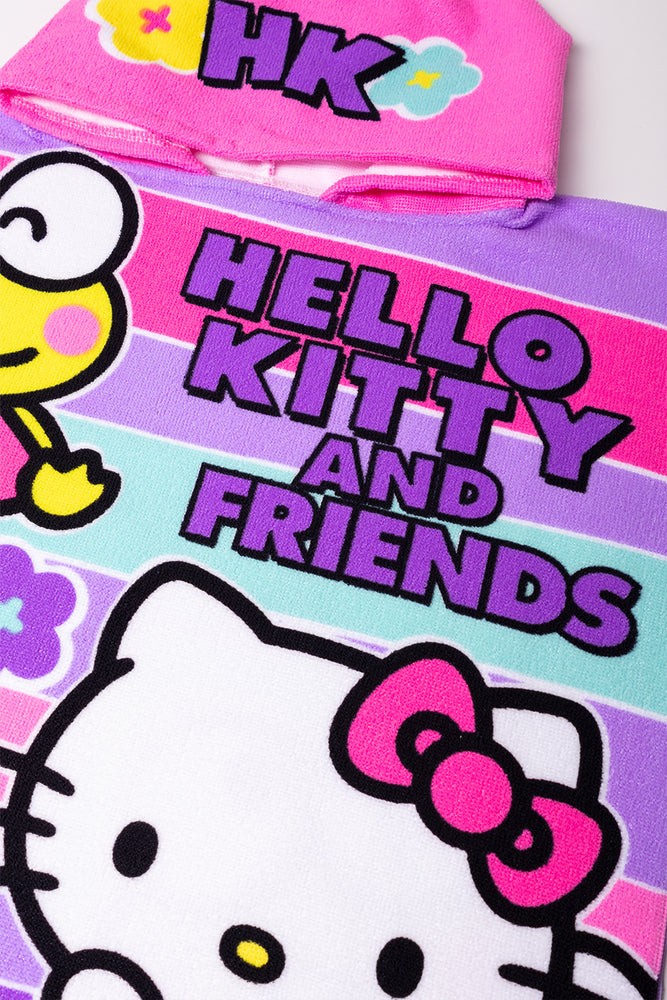 Hello Kitty Hooded Towel Pink