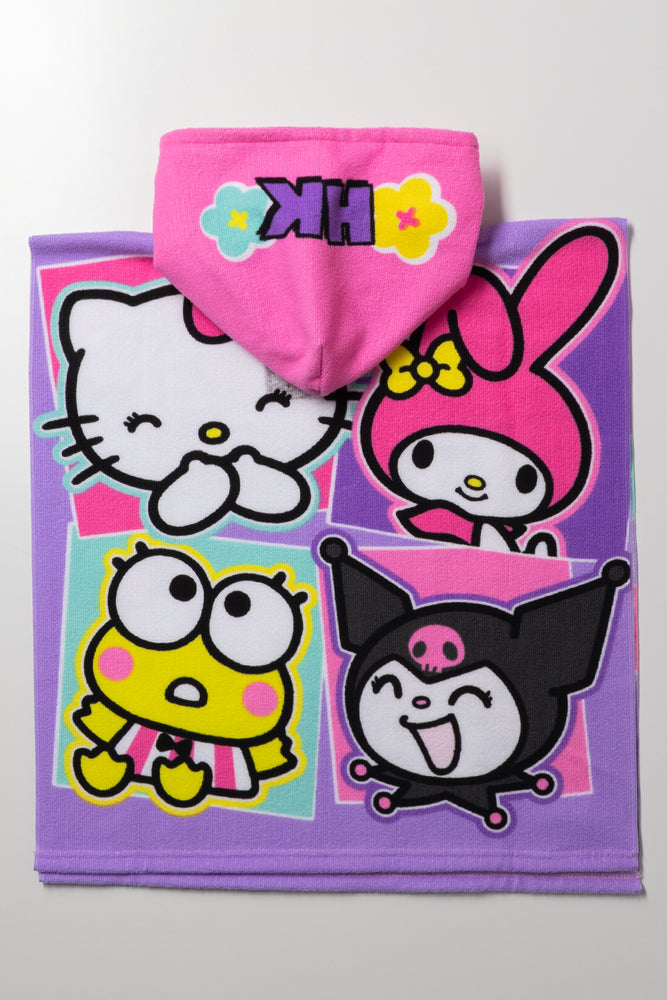 Hello Kitty Hooded Towel Pink (2)