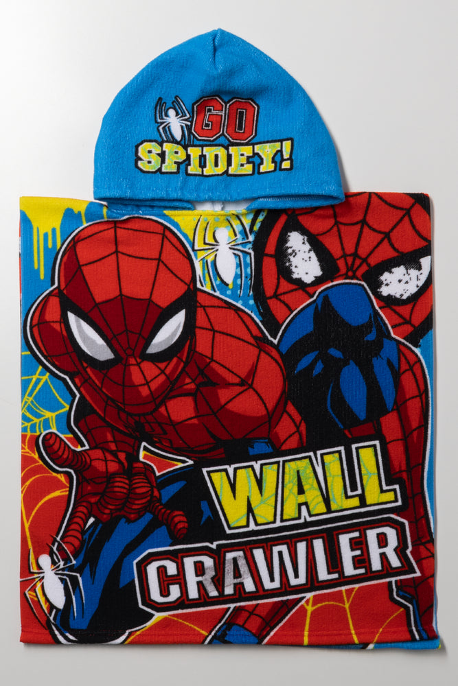 Spider-Man Hooded Towel Red